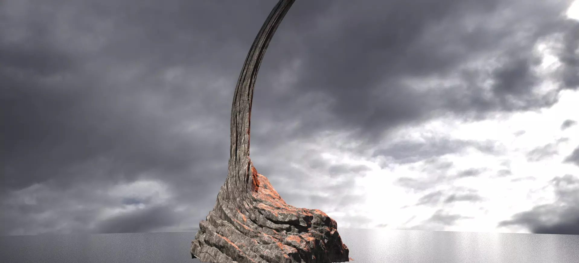 Ancient Raptor Rocks 1 3D model_0