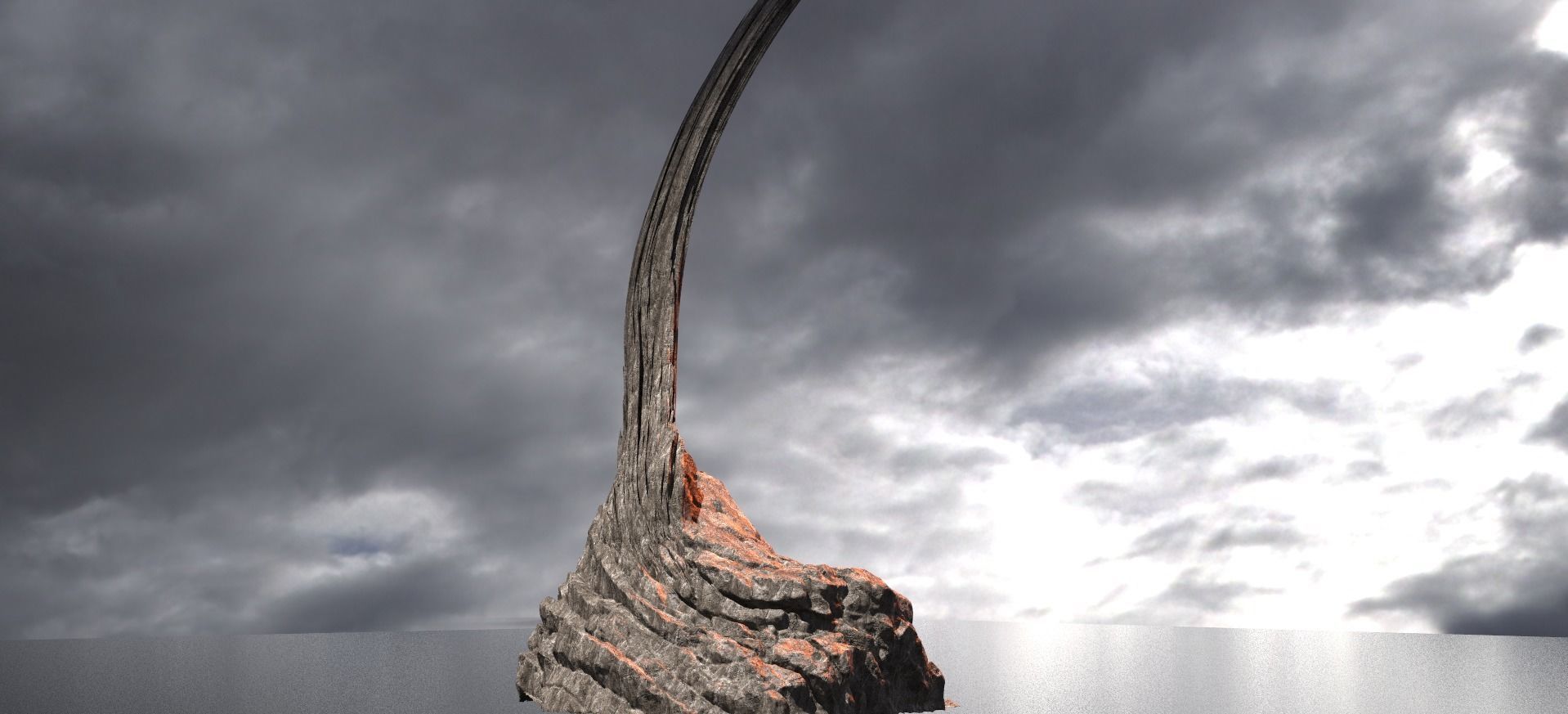 Ancient Raptor Rocks 1 3D model_1