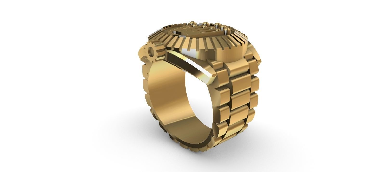 Ring watch 3D print model_20