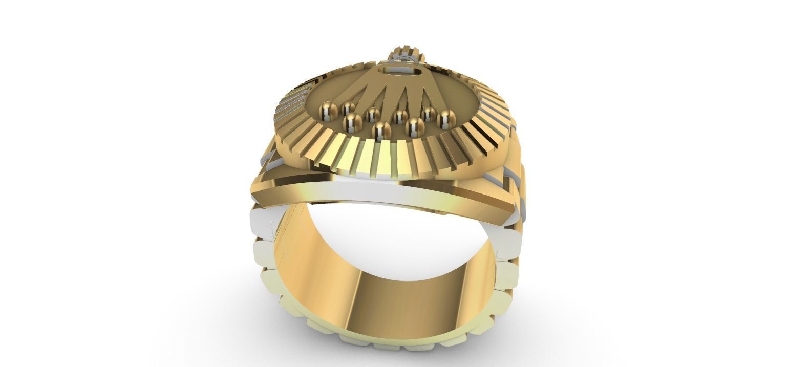 Ring watch 3D print model_23