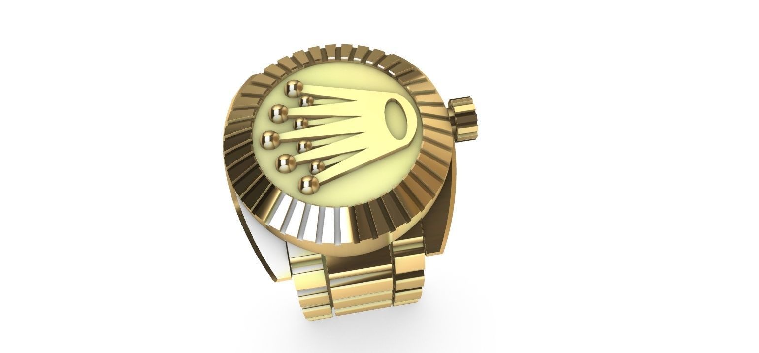Ring watch 3D print model_15