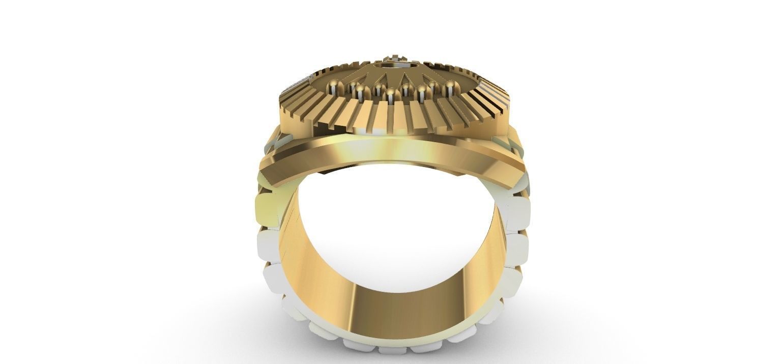 Ring watch 3D print model_6