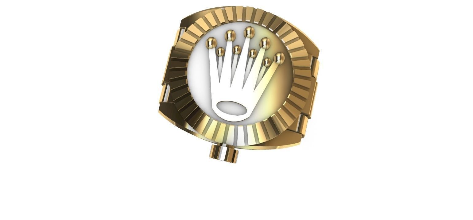 Ring watch 3D print model_10