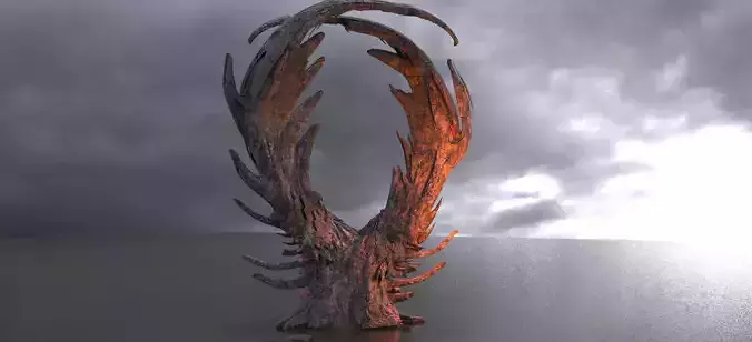 Ancient Raptor Archway rocks center 