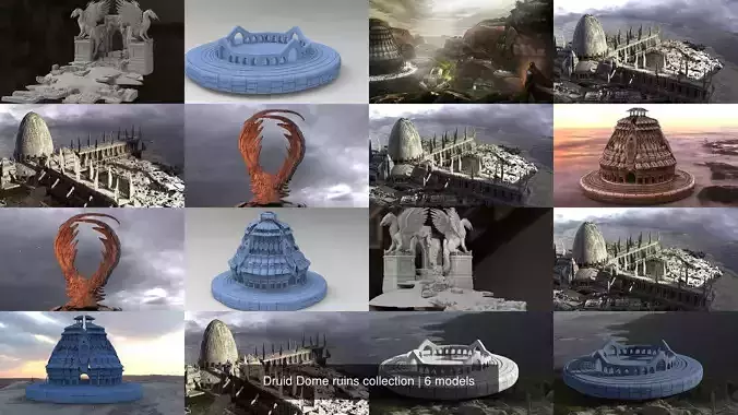  Druid Dome ruins collection 