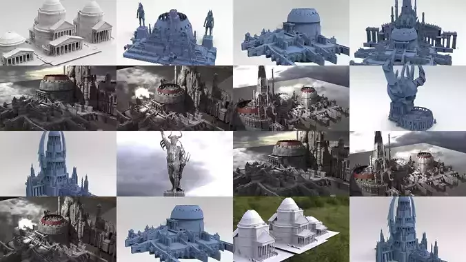 Ancient Arena architecture  Collection 