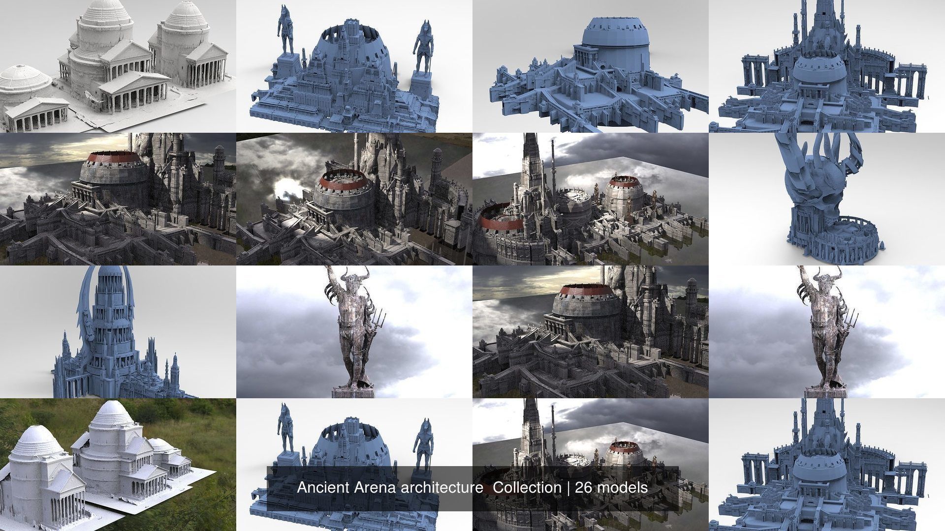 Ancient Arena architecture  Collection _2