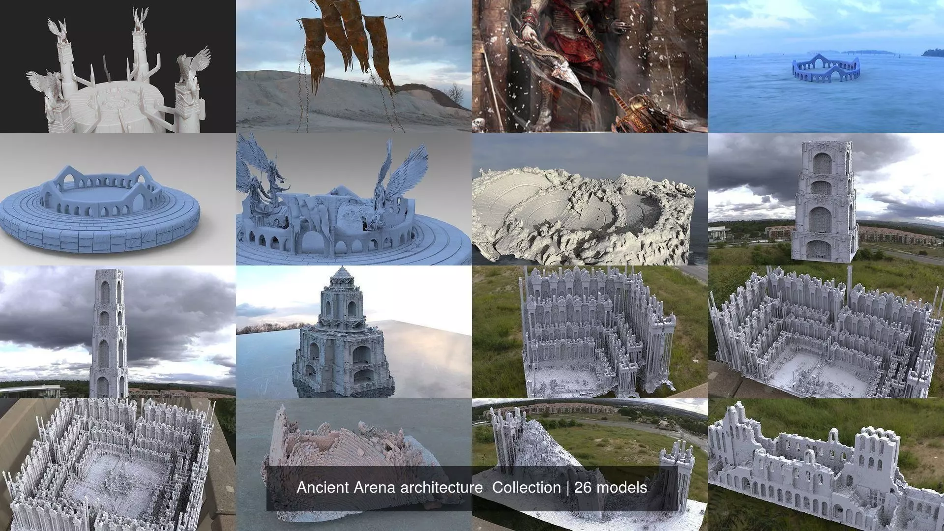 Ancient Arena architecture  Collection _1