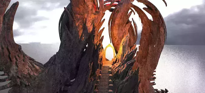 Ancient Druid Rock Monolith