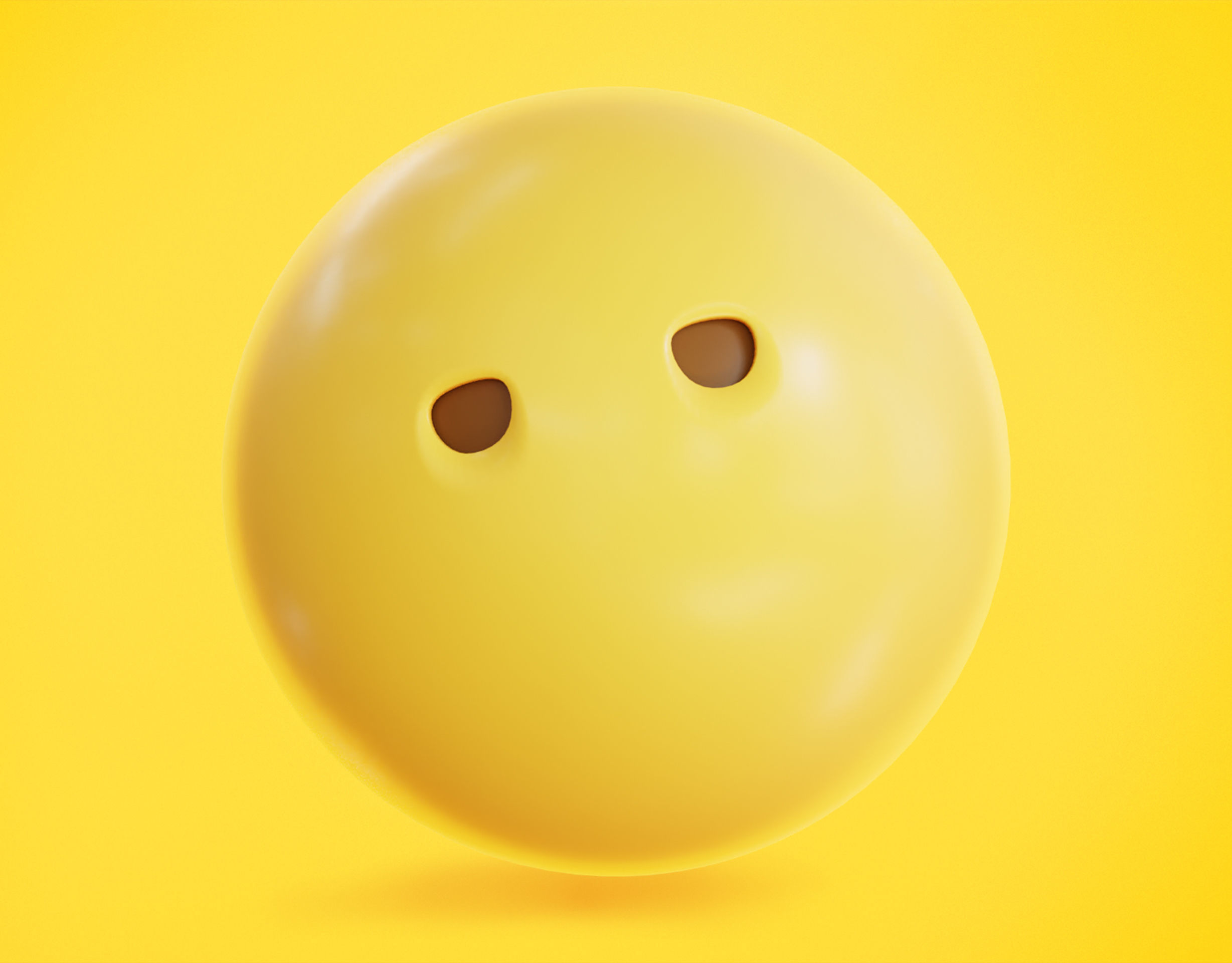 Face without mouth Animated Emoji Low-poly 3D model_7