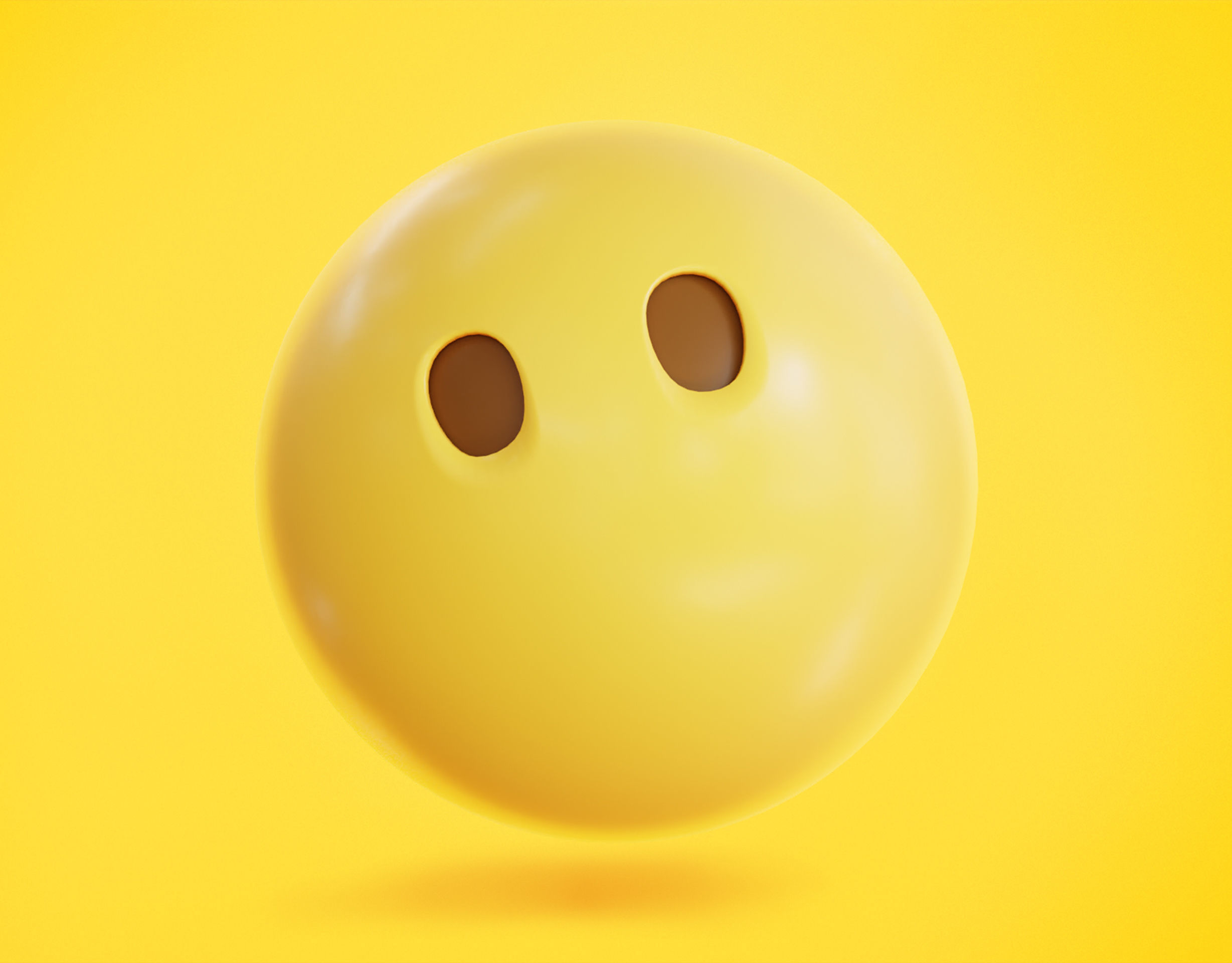 Face without mouth Animated Emoji Low-poly 3D model_2