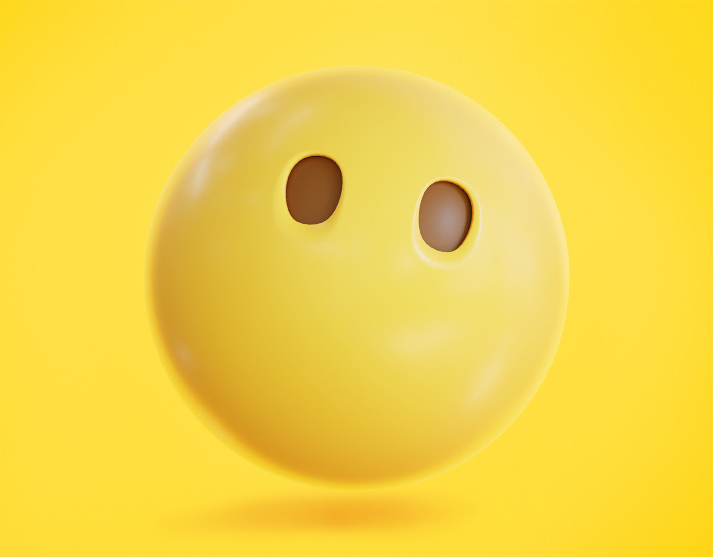 Face without mouth Animated Emoji Low-poly 3D model_8