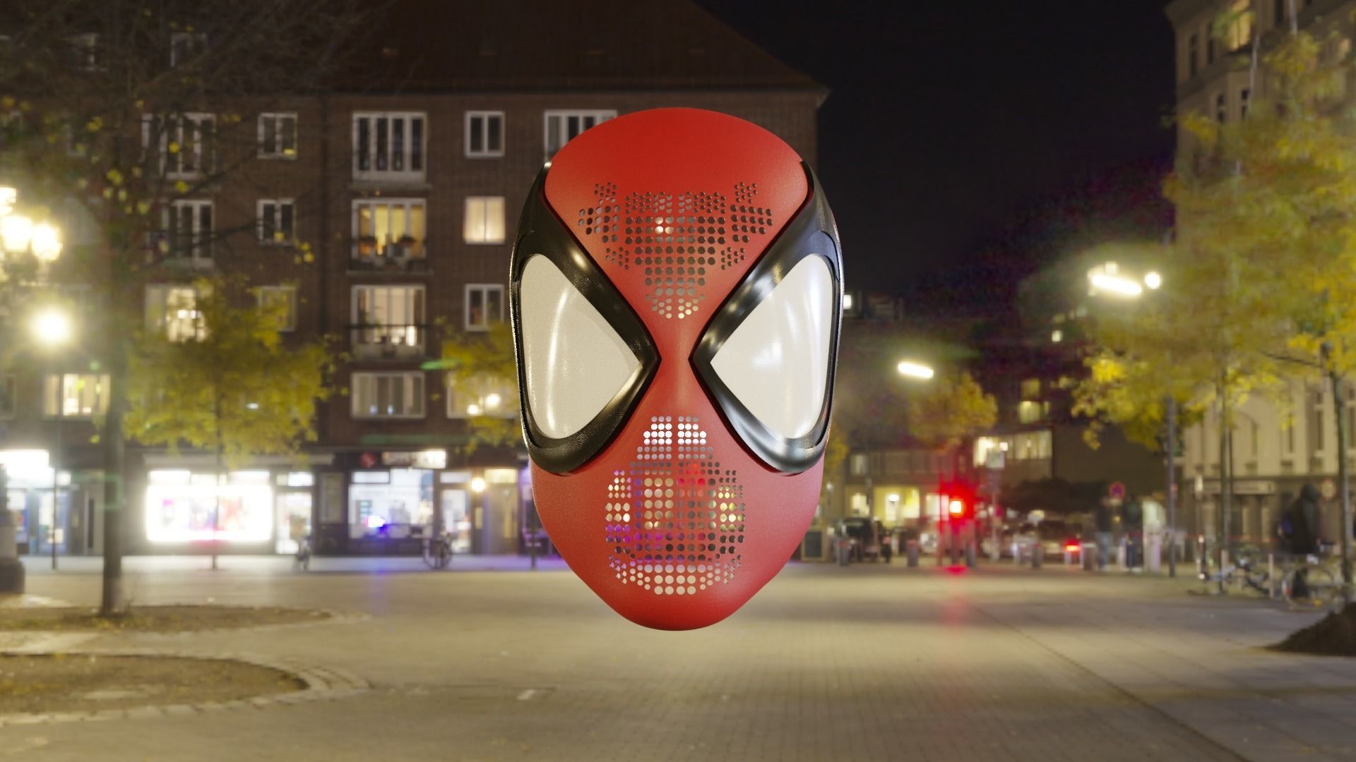 Concept Art MCU Spider-Man Ultimate Faceshell 3D print model_3