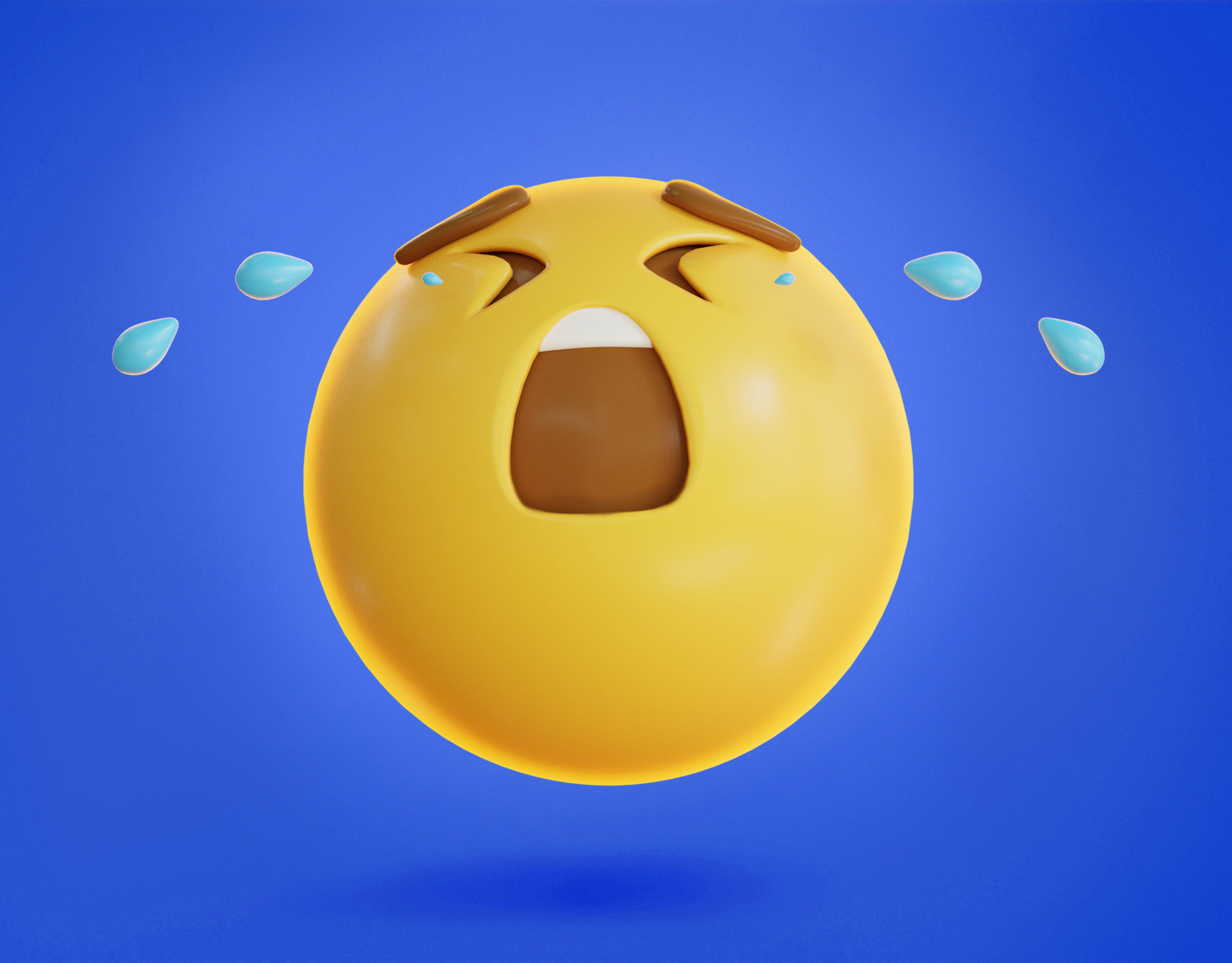 70 fully Animated Smiley Emojis Collection Low-poly 3D model_30