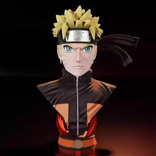 Naruto Kyuubi Vermilion Chakra 3D print model