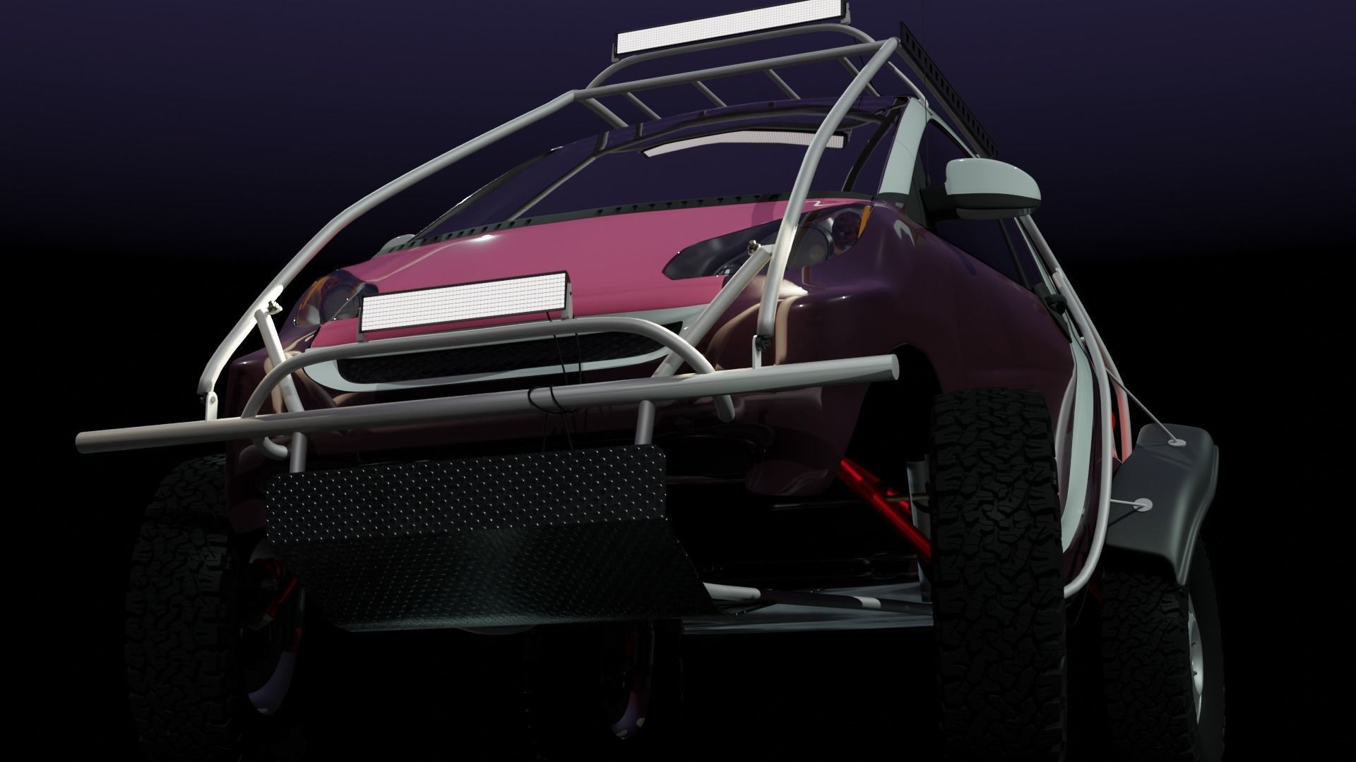 Smart Fortwo 2008 Free 3D model_2