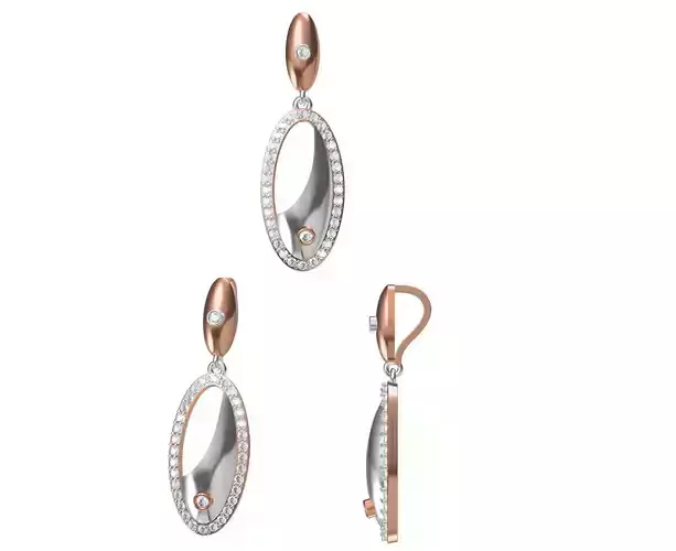 Women Pendant 3dm STL JCD Details