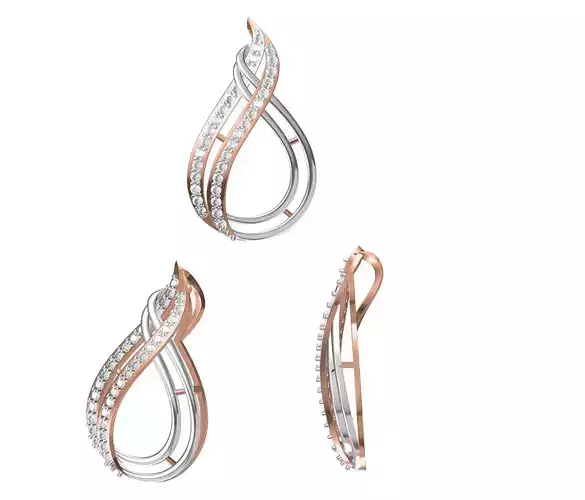 Women Pendant 3dm STL JCD Details