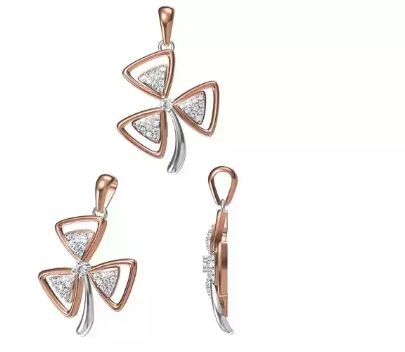 Women Pendant 3dm STL JCD Details