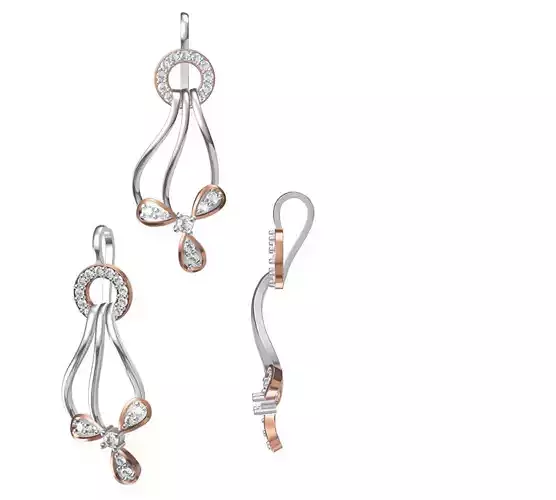 Women Pendant 3dm STL JCD Details