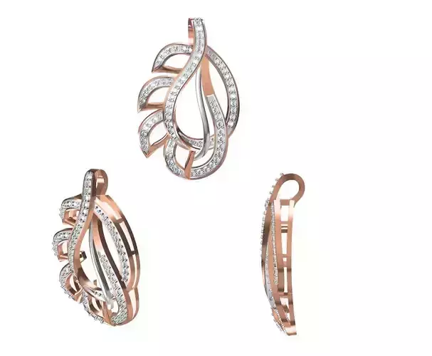 Women Pendant 3dm STL JCD Details