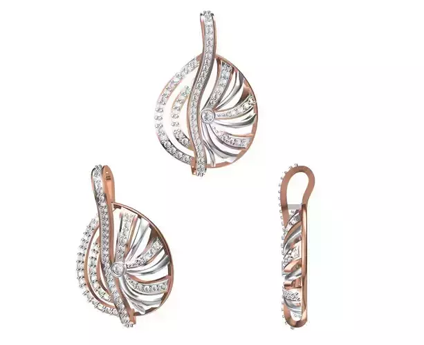 Women Pendant 3dm STL JCD Details