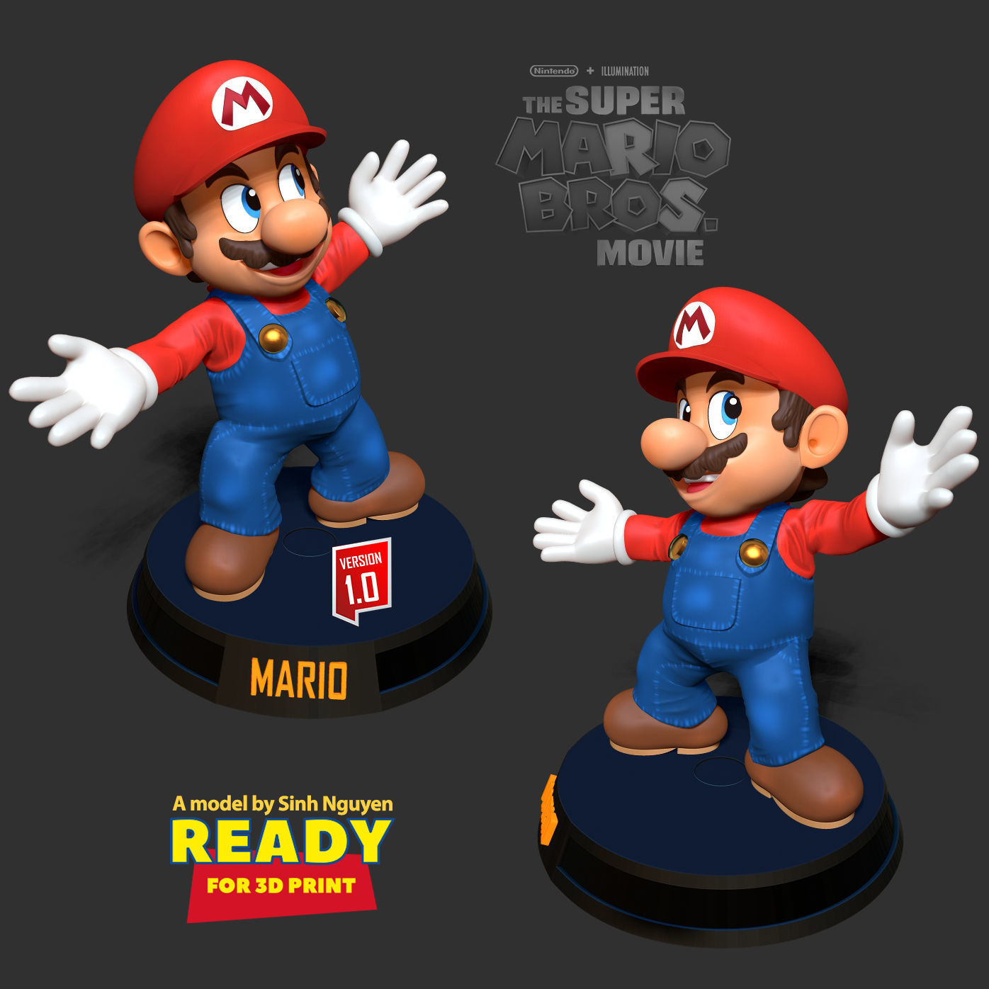 The Super Mario Bros Movie Fanart 3D print model_3
