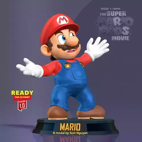 The Super Mario Bros Movie Fanart 3D print model