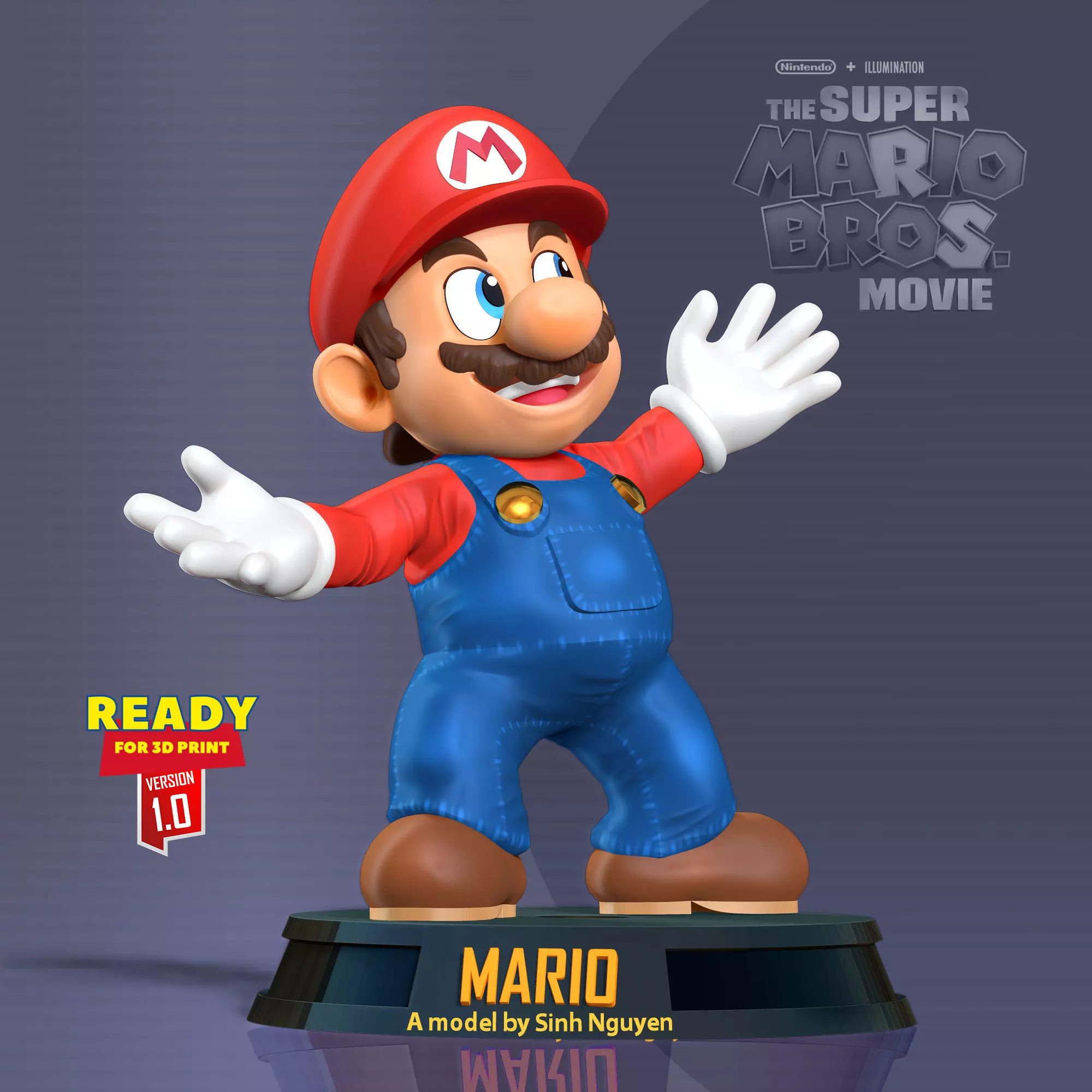 The Super Mario Bros Movie Fanart 3D print model_0