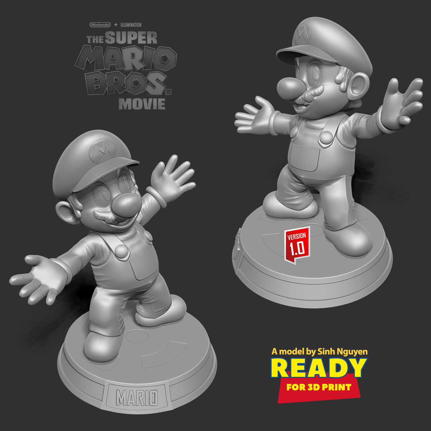 The Super Mario Bros Movie Fanart 3D print model_6
