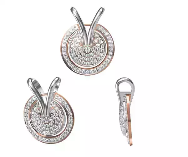 Women Pendant 3dm STL JCD Details