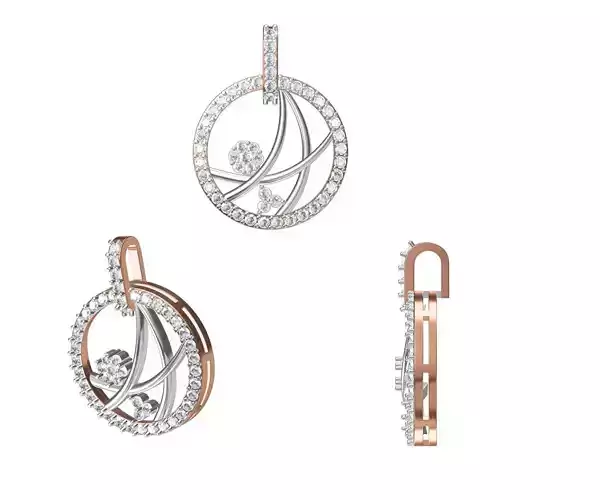 Women Pendant 3dm STL JCD Details