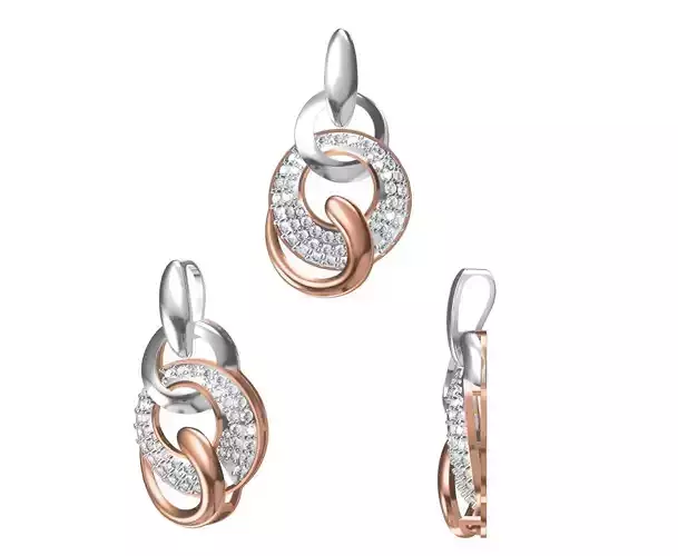 Women Pendant 3dm STL JCD Details