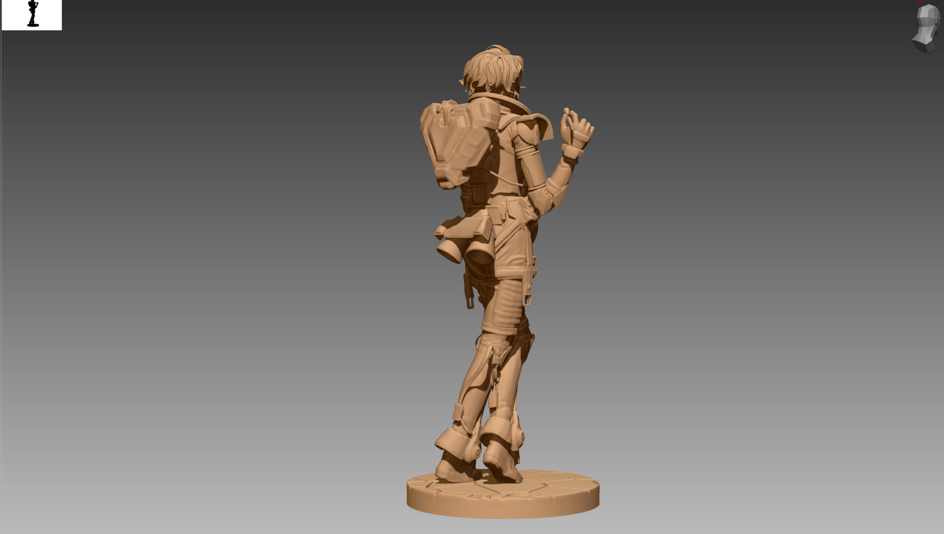 Apex Legends Horizon 3D print OBJ STL  3D print model_7