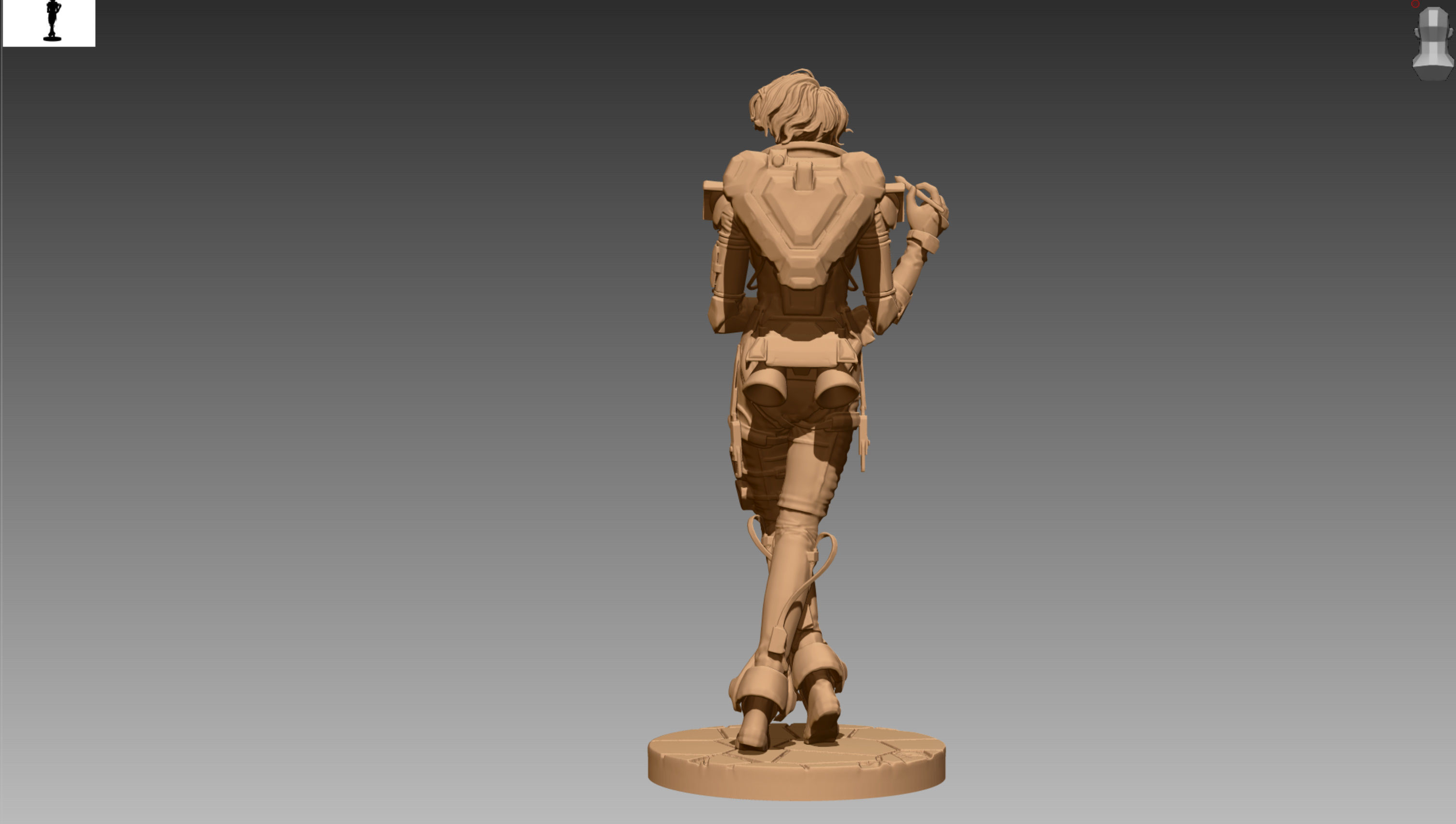 Apex Legends Horizon 3D print OBJ STL  3D print model_6
