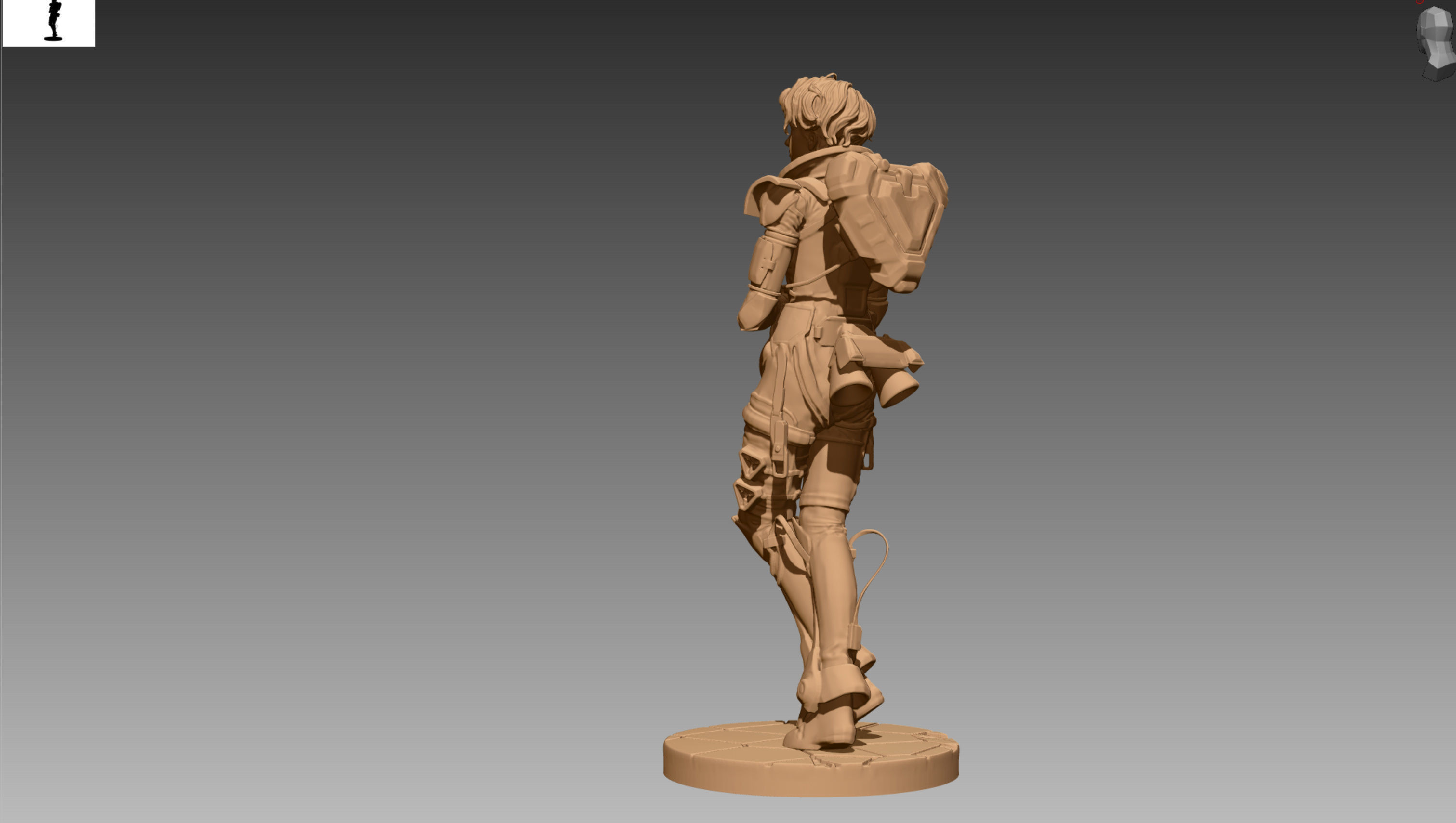 Apex Legends Horizon 3D print OBJ STL  3D print model_5