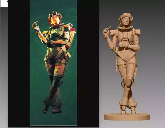Apex Legends Horizon 3D print OBJ STL  3D print model