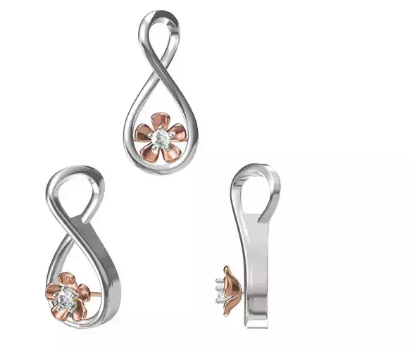 Women Pendant 3dm STL JCD Details