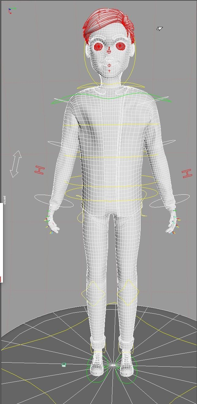 3D boy character Free 3D model_10
