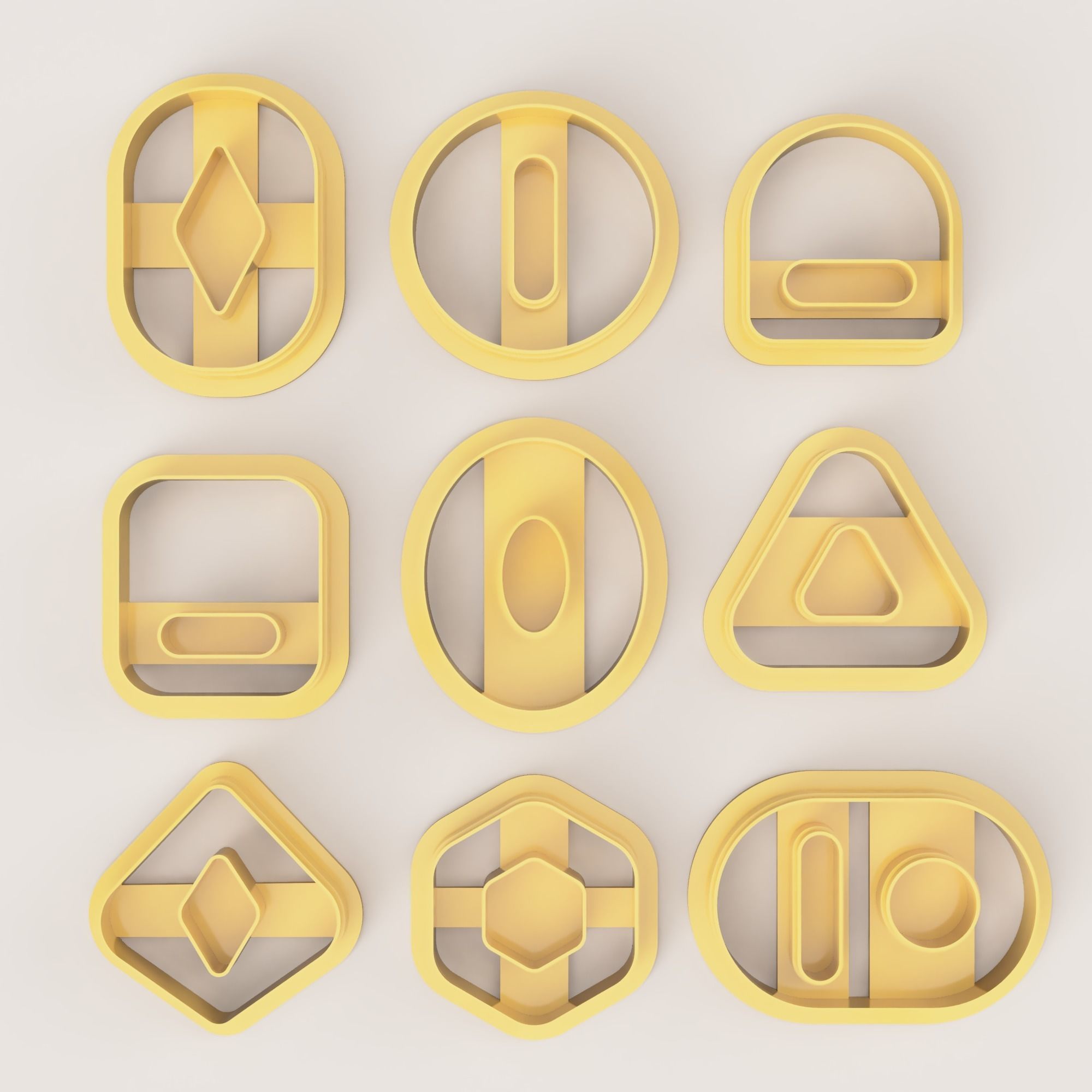 MEGA SUPER POLYMER CLAY CUTTER SET 3D print model_22