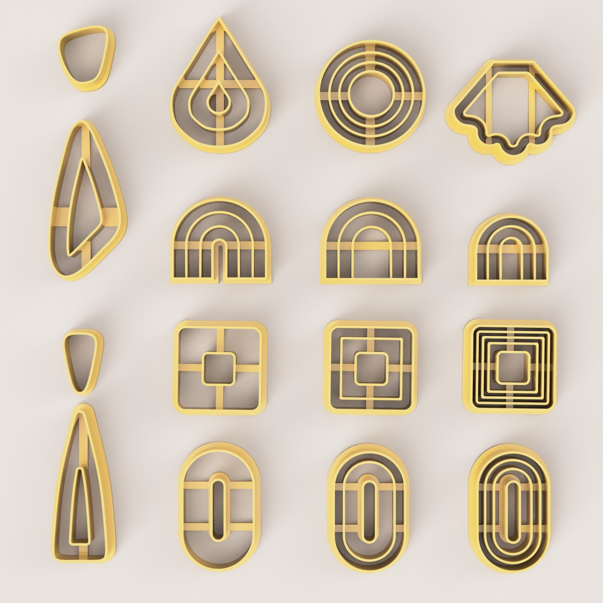 MEGA SUPER POLYMER CLAY CUTTER SET 3D print model_21