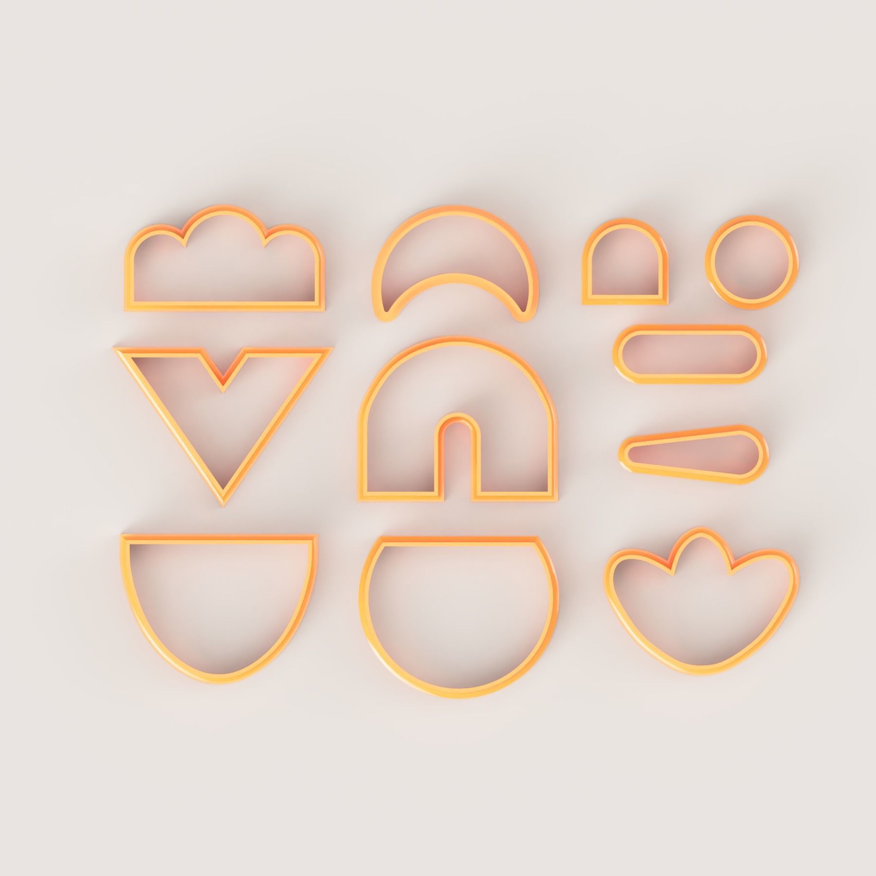 MEGA SUPER POLYMER CLAY CUTTER SET 3D print model_15