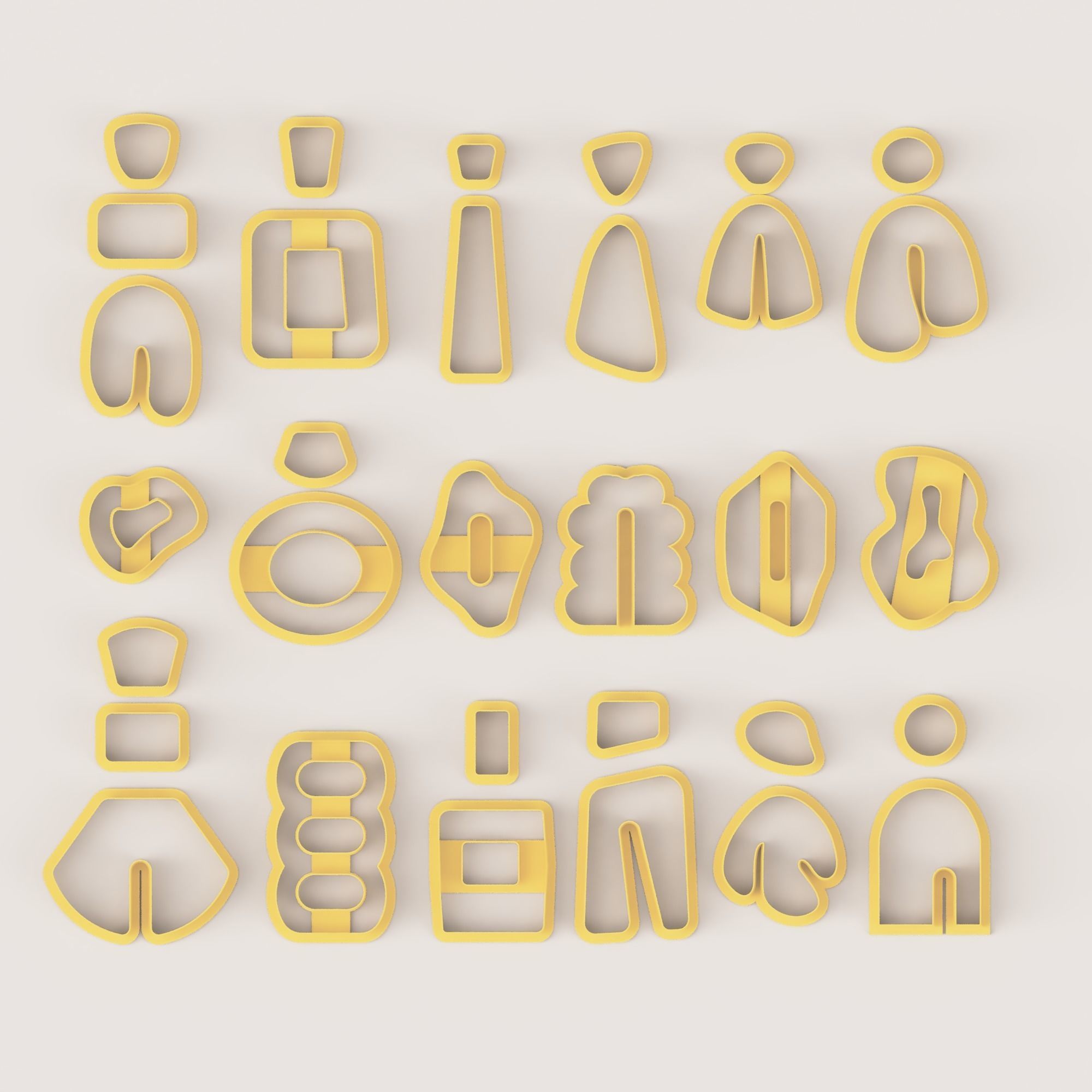 MEGA SUPER POLYMER CLAY CUTTER SET 3D print model_7