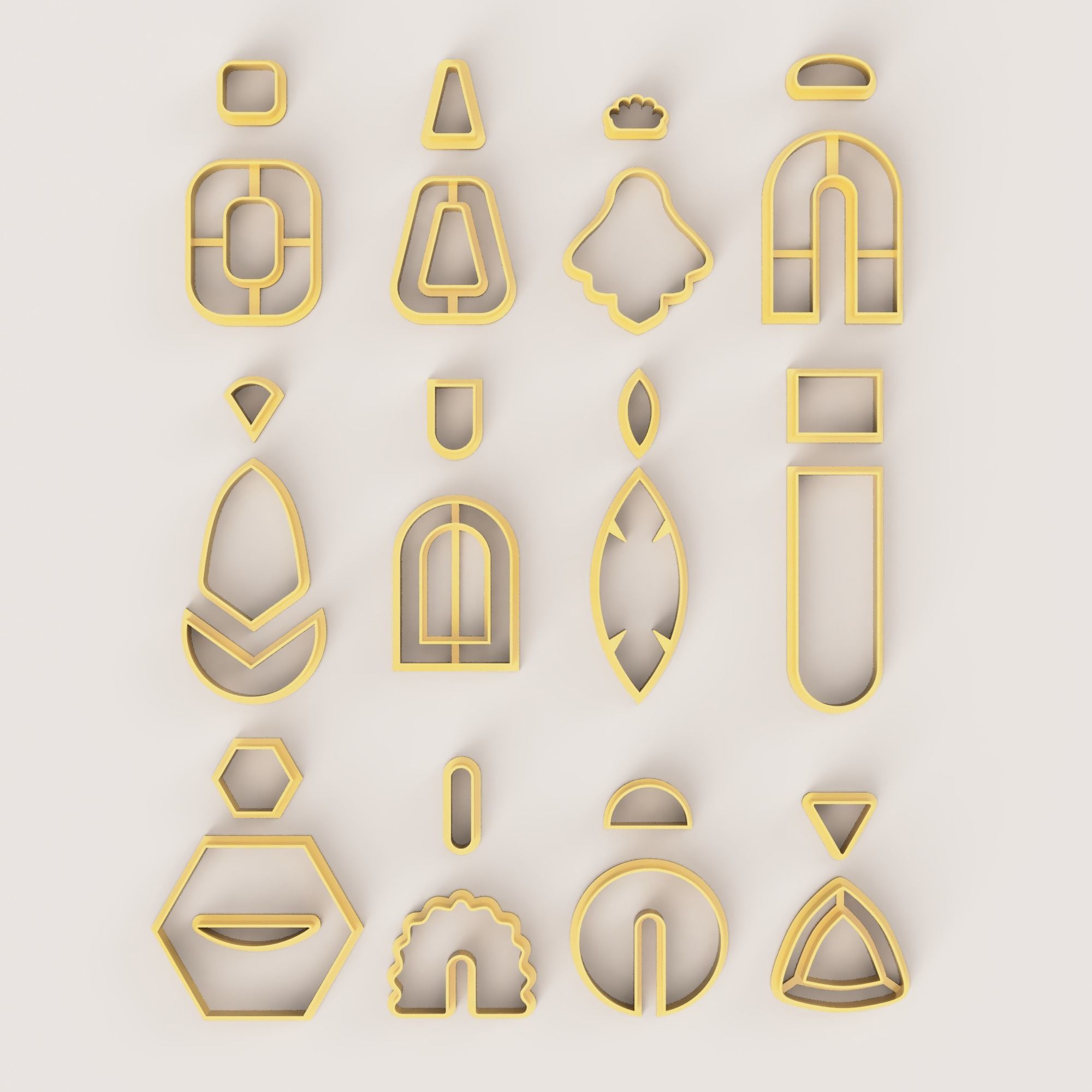 MEGA SUPER POLYMER CLAY CUTTER SET 3D print model_19