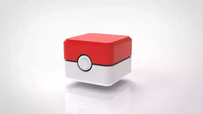 Pockemon Box with Hinge Lid 3D print model