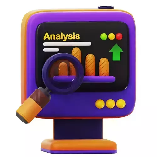 3D SEO Analysis Low-poly 3D model