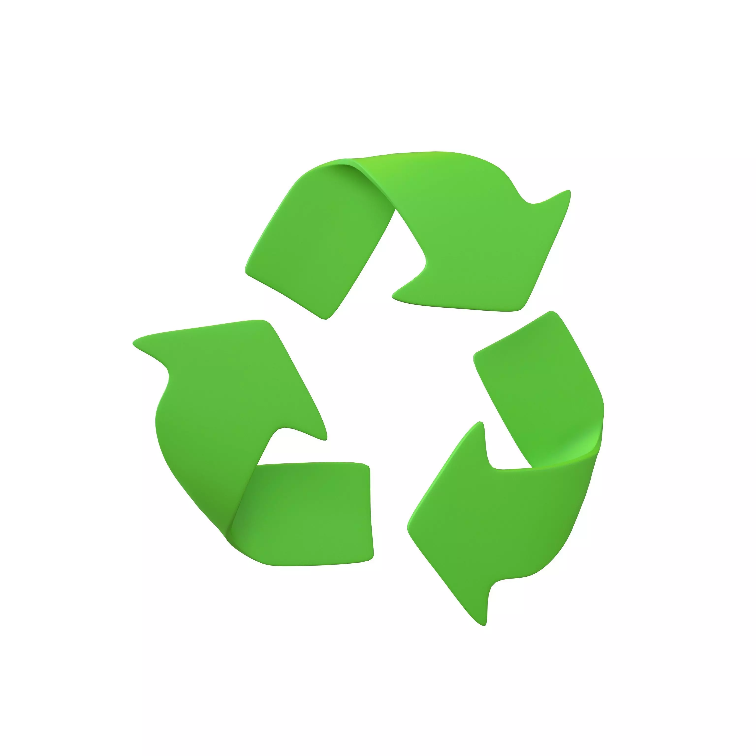 Recycle Symbols v8 001 Low-poly 3D model