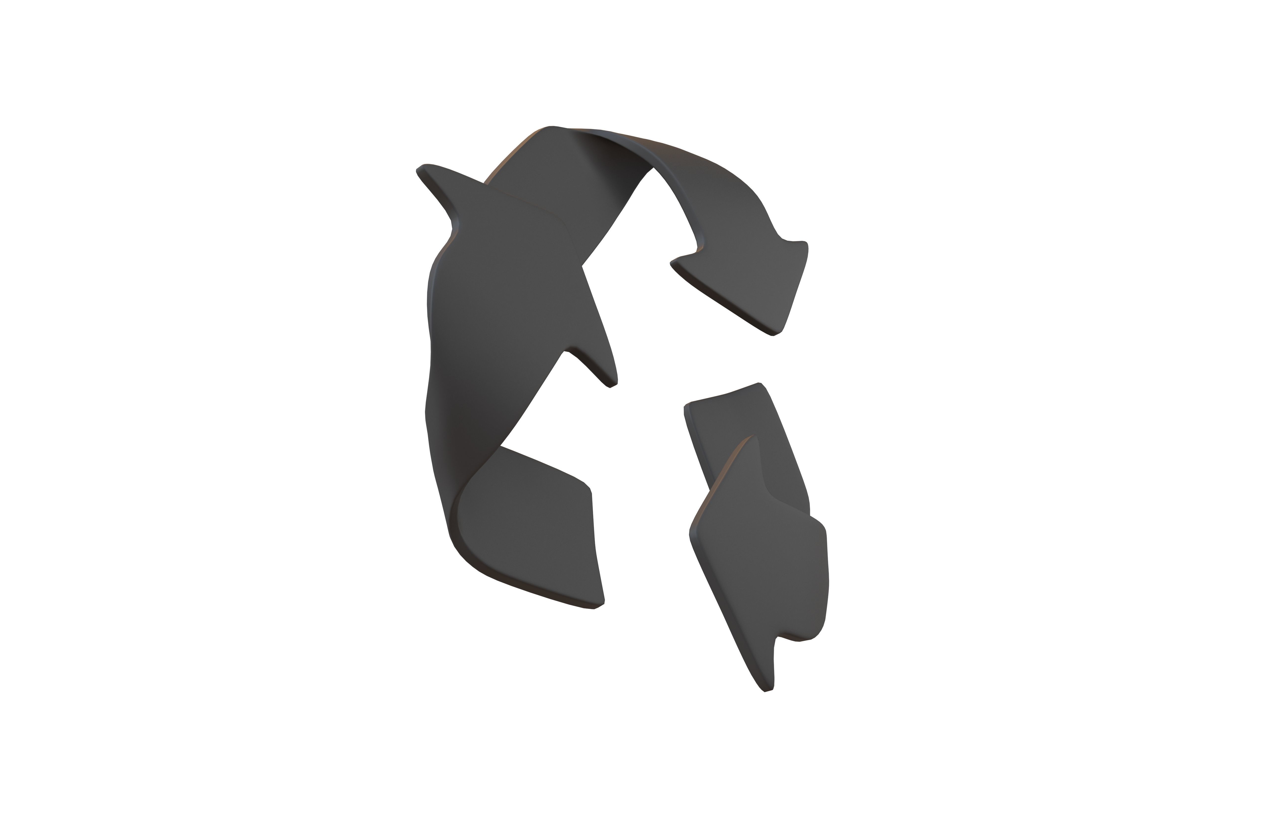 Recycle Symbols v8 002 Low-poly 3D model_3