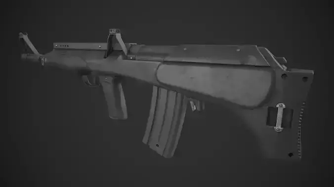 M82 Valmet Bullpup Low-poly 3D model