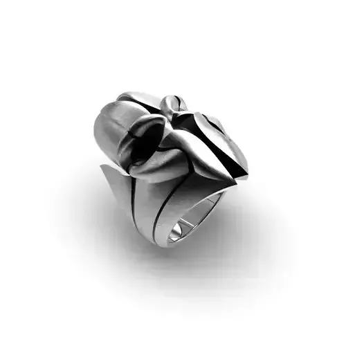 SKULL RING - JEWELRY 3D - AN-600